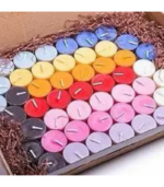 Tea Light Candle - Multicolor (Set of 12) - Image 2