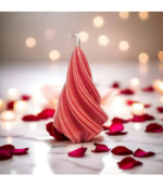 Christmas Tree Candle - Red (Small) - Image 2