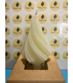 Christmas Tree Candle - White (Small) - Image 3