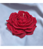 Peony flower Scented Candle - Red - Image 3