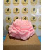 Peony flower Scented Candle - Pink - Image 2