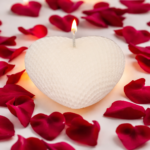 Heart Candles - White - Image 3