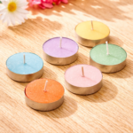 Tea Light Candle - Multicolor (Set of 12) - Image 3