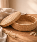 Oval Basket with Lid