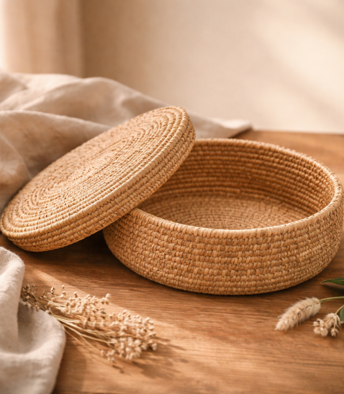 Untitled design - 2026-02-21T141612.289 Oval Basket with Lid - Image 1