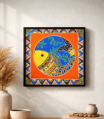 Fish in Madhubani Art