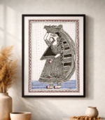 Lady Selling Fish (Madhubani Art)